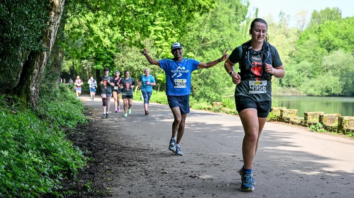 Running Training Session in Sutton Park Sutton Coldfield