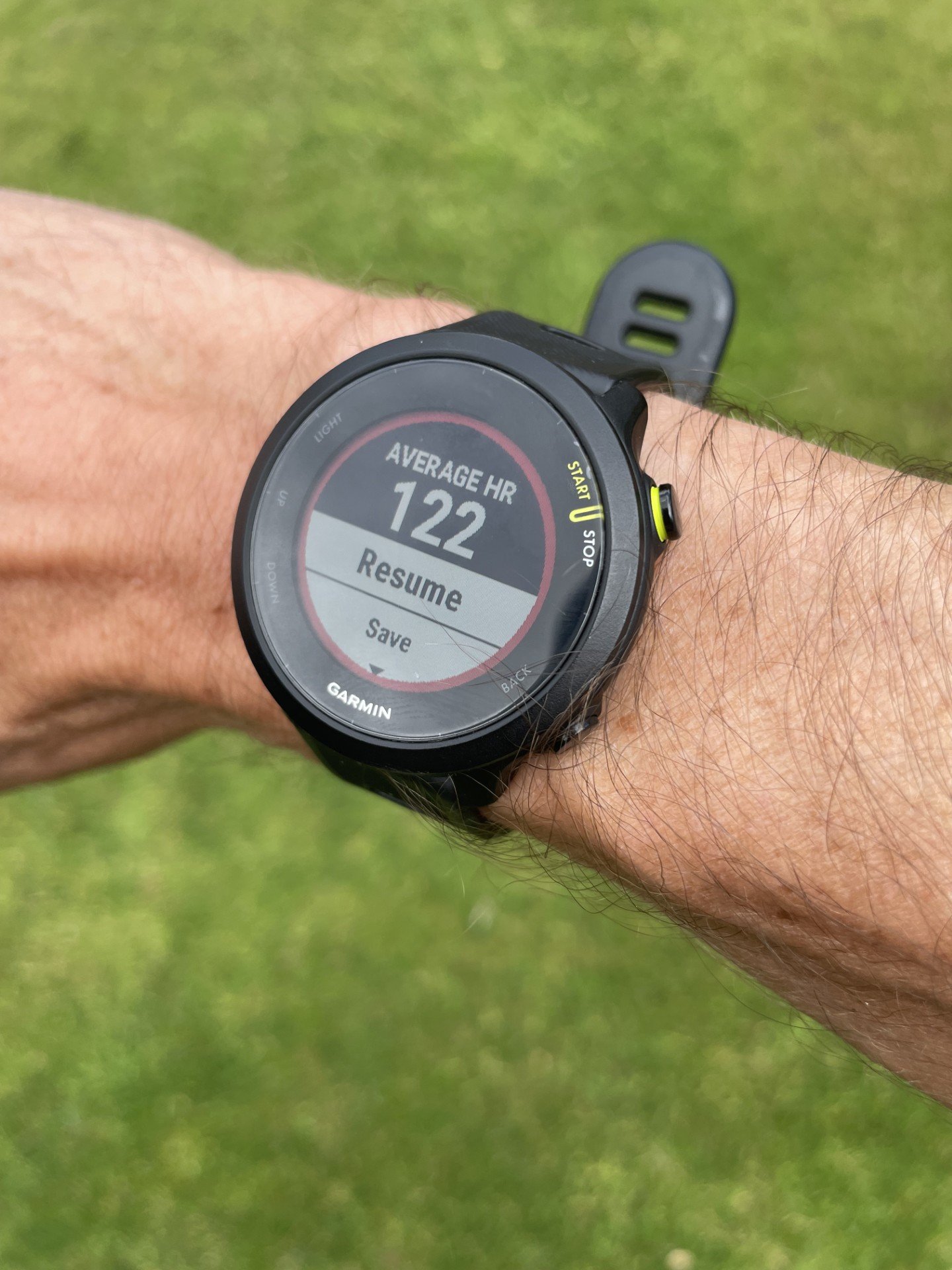 Heart rate variability recovery metrics for an endurance runner