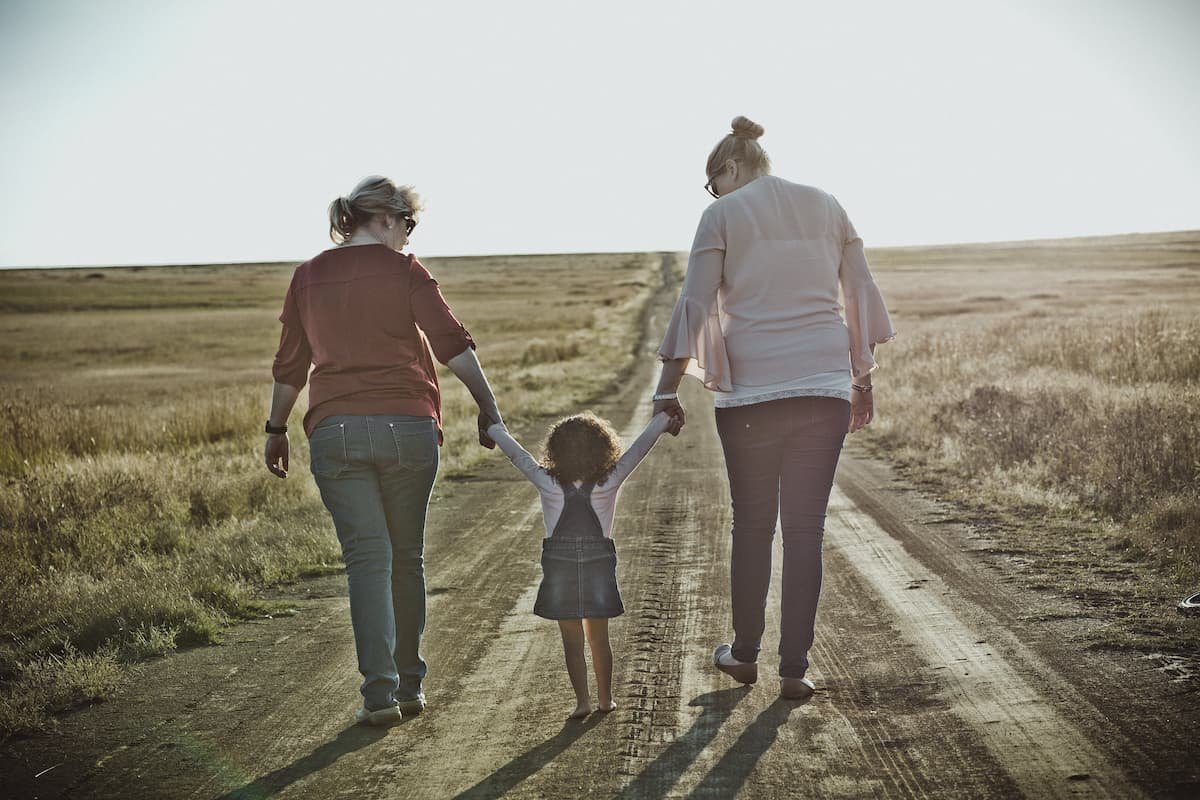 Walking and therefore increasing your steps is a family activity.