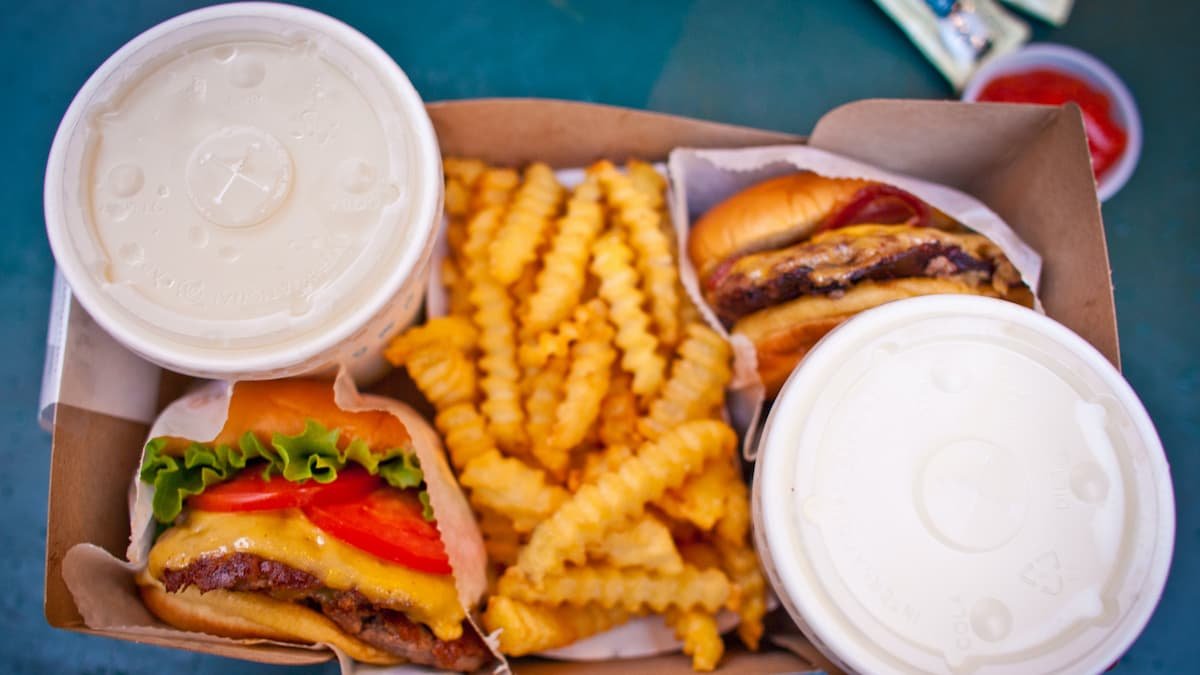 Junk food is bad for weight loss.