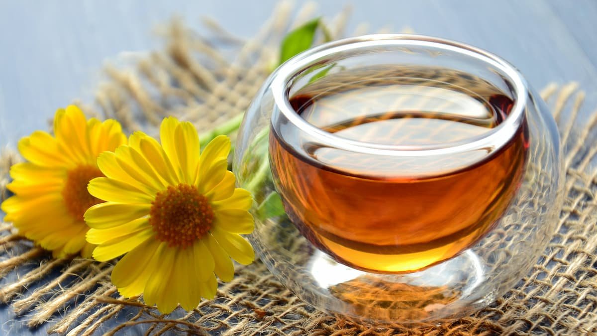Herbal teas can help reduce digestive symptoms caused by a hangover.
